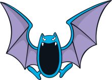Vivid Imagination: A Blue Bat with a Purple Mouth