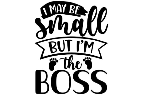 A Humorous Sign: 'I May Be Small, But I'm the Boss'