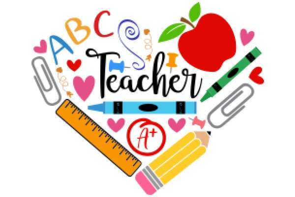 Celebrating Teacher Appreciation Day with a Heartfelt Message and a Collection of School Supplies