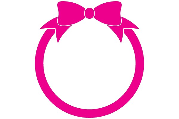Circular Frame with a Bow
