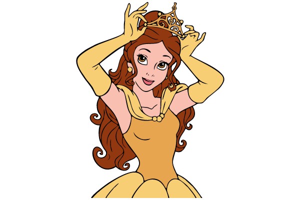 Regal Elegance: The Princess's Moment