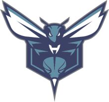 Stylized Bee Logo with a Basketball Theme