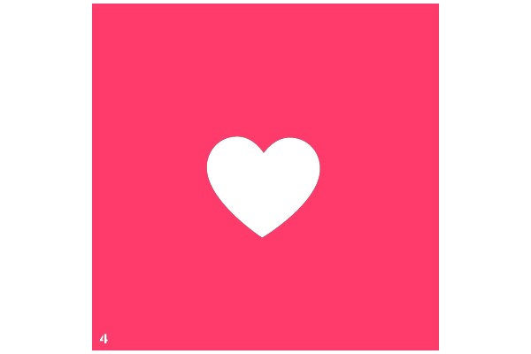 A Simple, Pink Heart