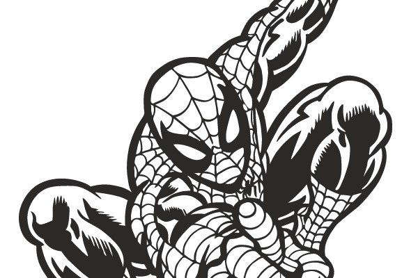 Web-Slinging Spiderman