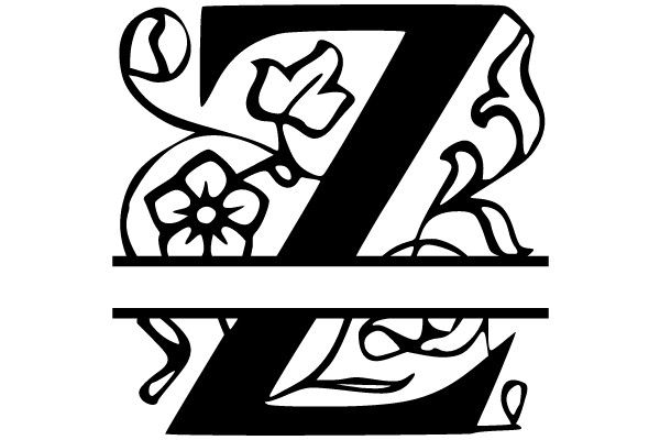 Floral Letter 'Z'