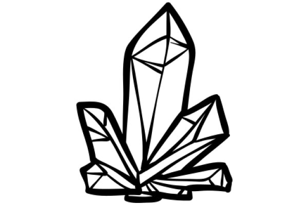 A Stylized Illustration of a Diamond-Shaped Object with Facets and a Base, Set Against a White Background.