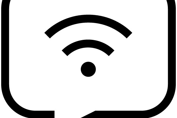 Simplified Icon of a Wi-Fi Signal