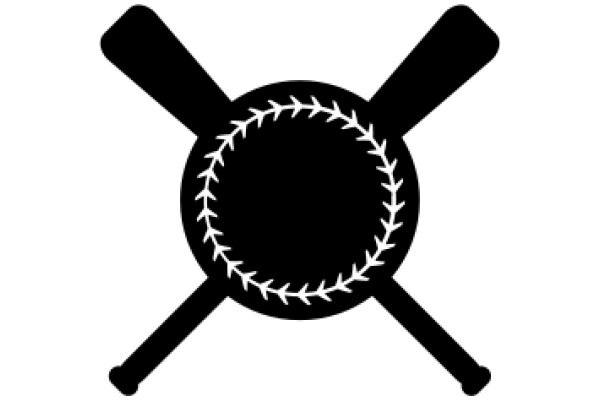 Baseball Bat and Ball Logo