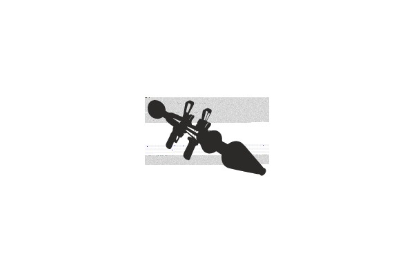 Abstract Silhouette of Musical Instruments