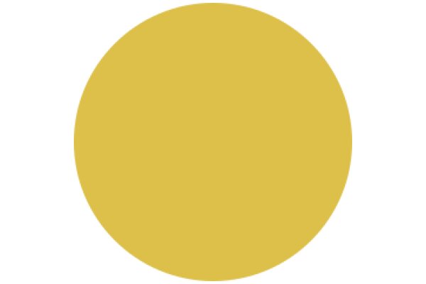A Solid Circle of Bright Yellow