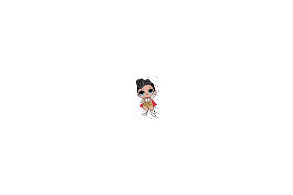 Chibi Superhero Character with Golden Cape and White Boots