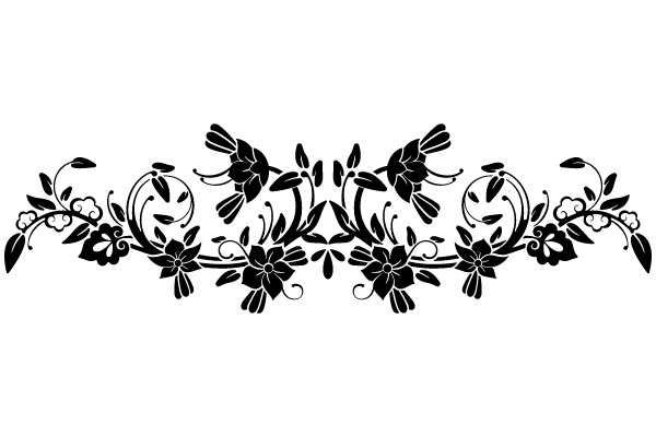 Ornament 465: Intricate Vintage Floral Design