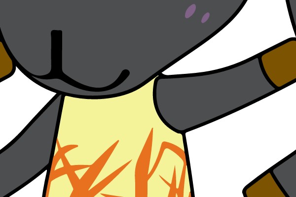 Cheerful Character: A Cute Cartoon Goat