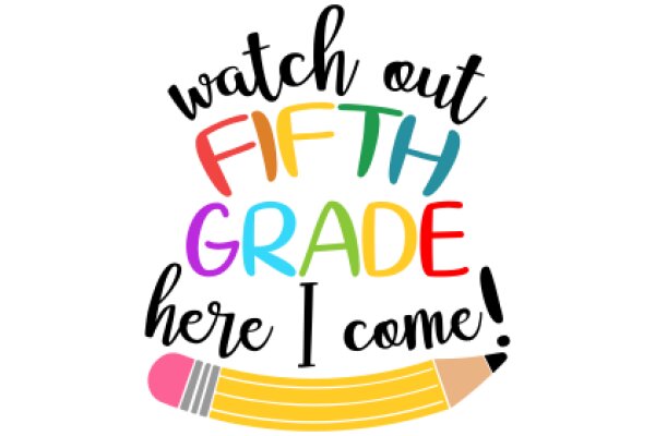 Celebrating Fifth Grade: A Welcome Sign