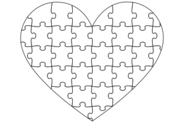 Puzzle of Love: A Heart-Shaped Jigsaw Puzzle