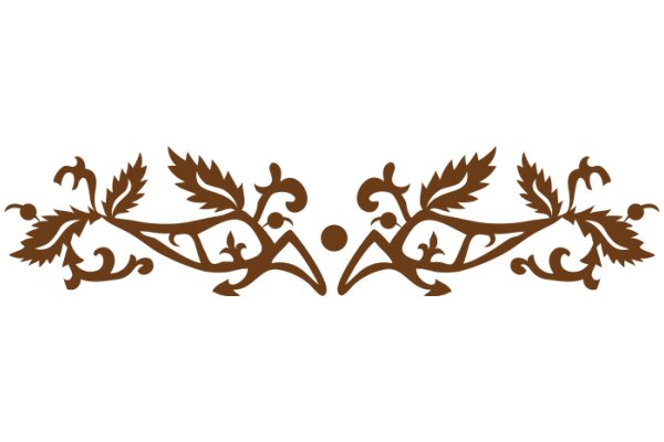Intricate Patterns: A Symphony of Brown and White