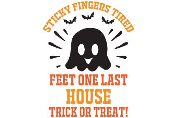 Sticky Fingers Tired: Halloween-themed Advertisement for a Trick or Treat Event