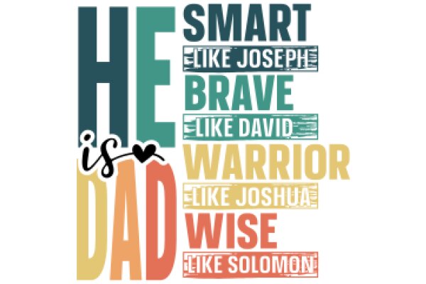 Celebrating Fatherhood: A Colorful Tribute to the Smart, Brave, and Wise Men in Our Lives