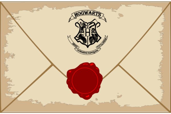 A Letter from Hogwarts: A Red Seal Envelope