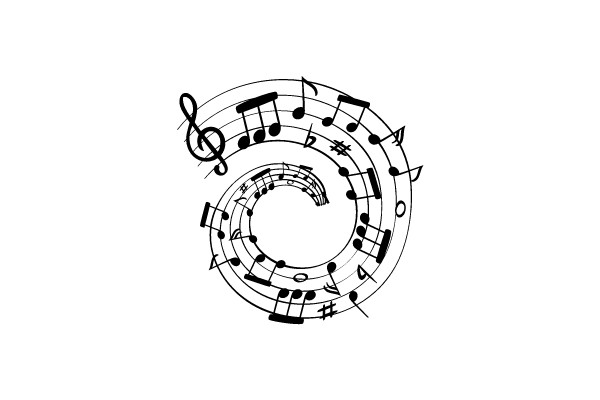 Symphonic Spiral: A Musical Journey in Motion