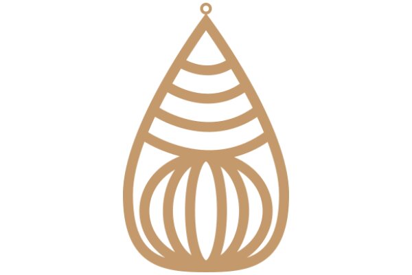 Stylized Brown Decorative Design