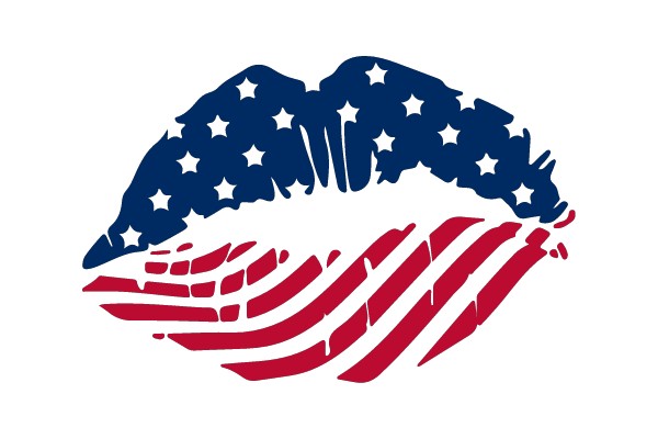 Lipstick Flag