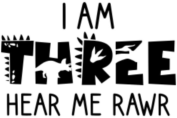 A Playful Take on the Iconic 'I Am Three' with a Twist of Rawr!