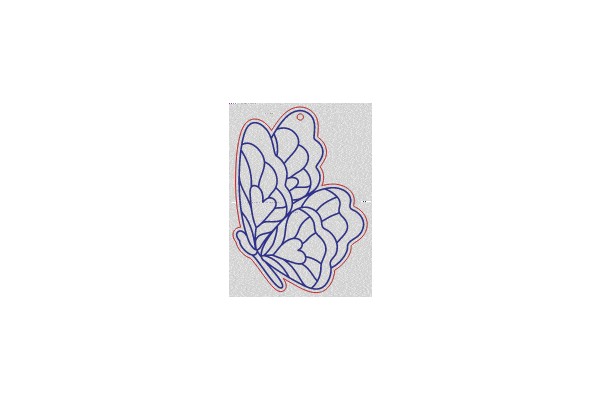 Stylized Butterfly Decoration: A Beautiful Artwork