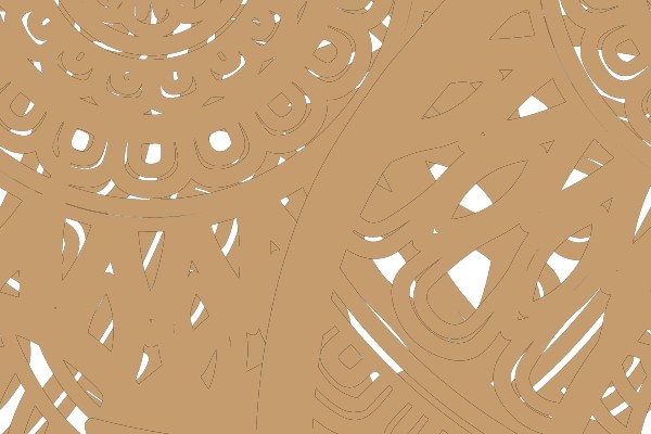 Intricate Design: A Close-up View of a Decorative Pattern