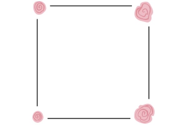 A Blank Canvas: A Simple, Pink-Bordered Frame