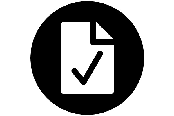 A Digital Icon of a Checkmark