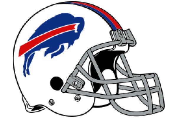Buffalo Bills Football Helmet with Logo