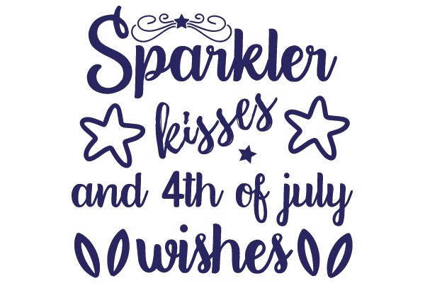 Sparkler Kisses and 4th of July Wishes