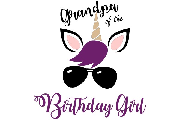 Unicorn Grandpa of the Birthday Girl