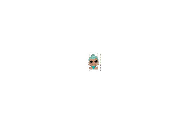 Adorable Aqua: A Charming Illustration of a Little Blue Character