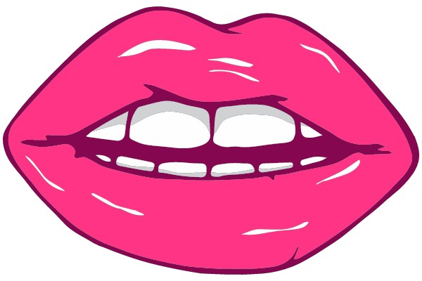 Vibrant Smile: Bold Lip Artwork