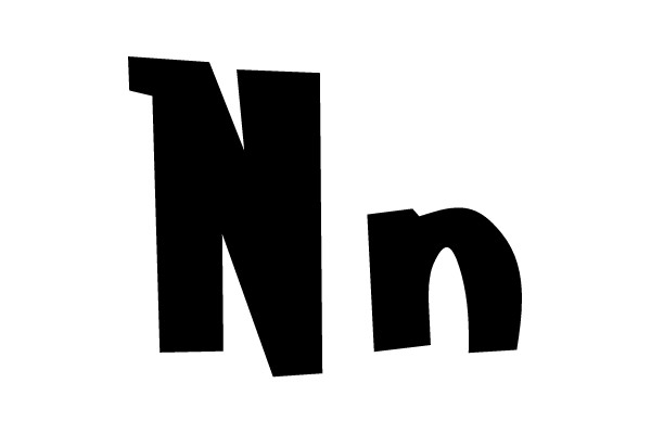 Bold Black Lettering: The Power of Typography