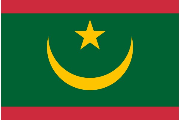 Vibrant Crescent Flag with a Star: A Symbol of Unity and Peace