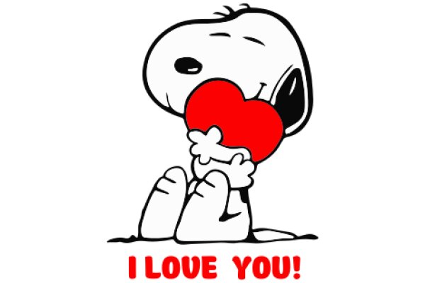 Snoopy's Heartfelt Affection: A Valentine's Day Tribute