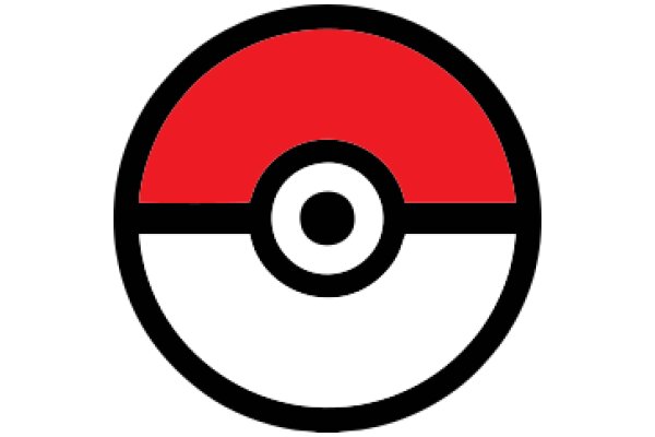 Stylized Pokémon Logo in Black and Red