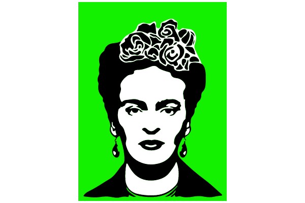 Vibrant Tribute: Portrait of a Passionate Icon