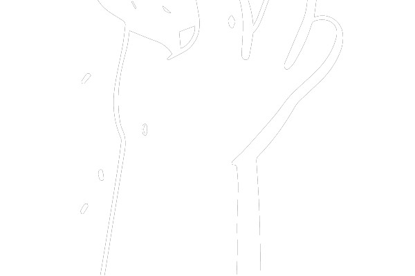 Doughnut and Hand Outline