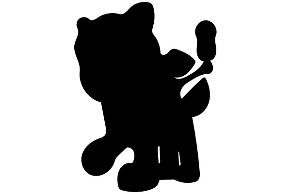 Silhouette of a Musical Elephant