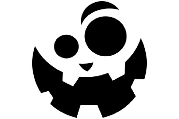 Stylized Icon of a Smiling Character with a Cute Face and a Large Ear