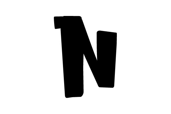 Bold Black Letter N