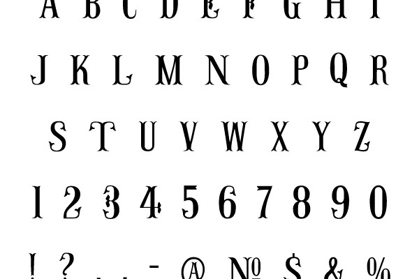 Alphabet and Number Chart