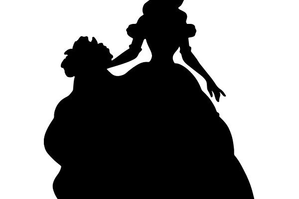 Enchanted Elegance: The Silhouette of a Royal Moment