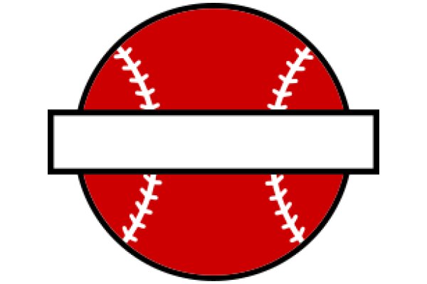 A Graphic Representation of a Baseball in a Stylized Form