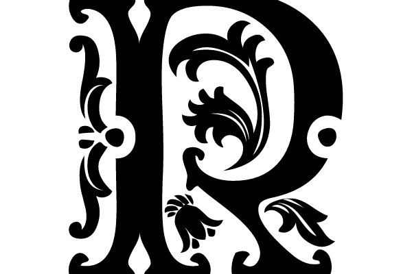 Ornate Letter R