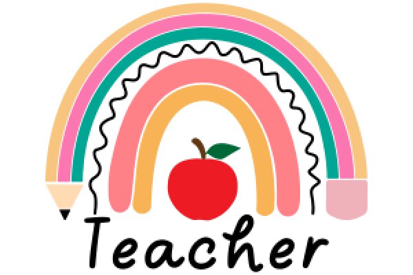 A Colorful and Creative Teacher's Logo